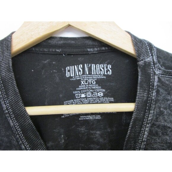 Guns N' Roses Long Sleeve Men X-Large Graphic Gray T-Shirt - 100% Cotton NWOT - Picture 6 of 15